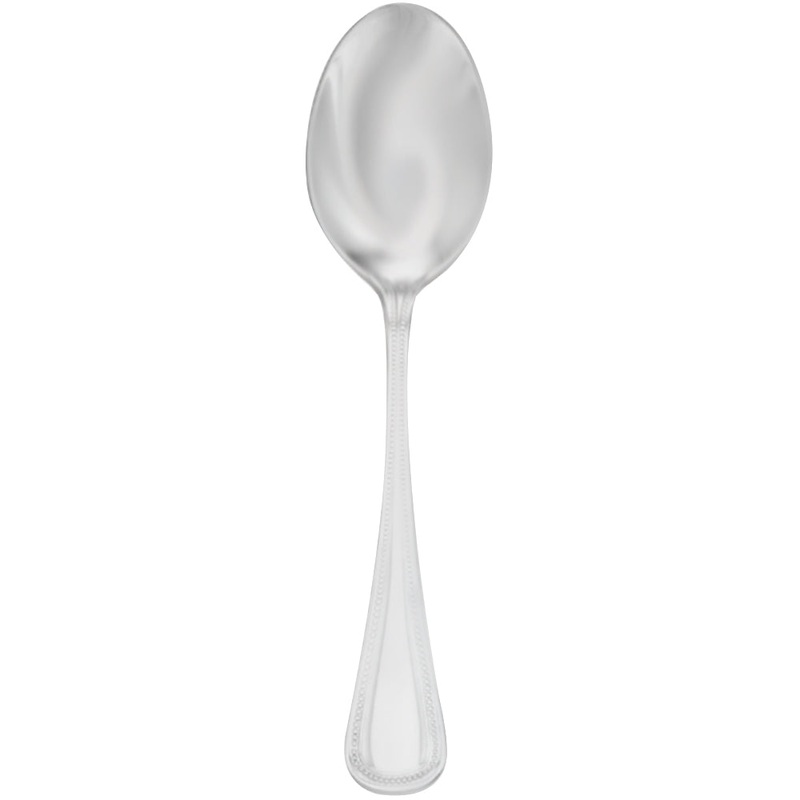 Walco 9201 Classic Bead 6 1/16″ 18/10 Stainless Steel Extra Heavy Weight Teaspoon – 12/Pack