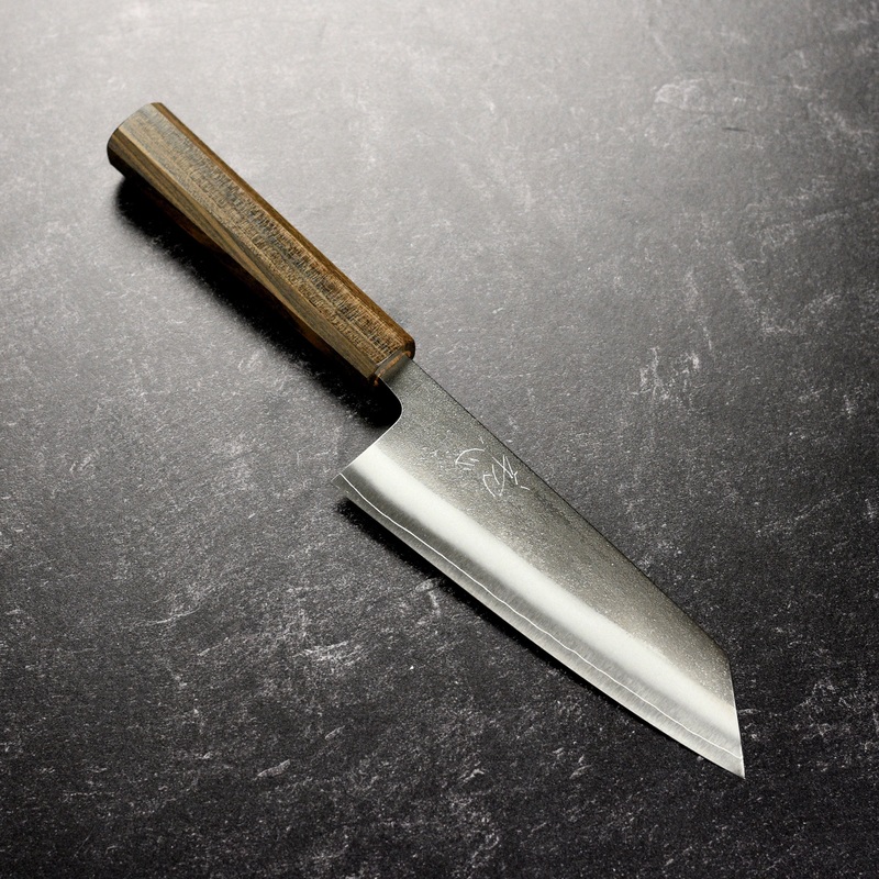 Yoshikane SKD Nashiji Stainless Clad 6.5″ Bunka