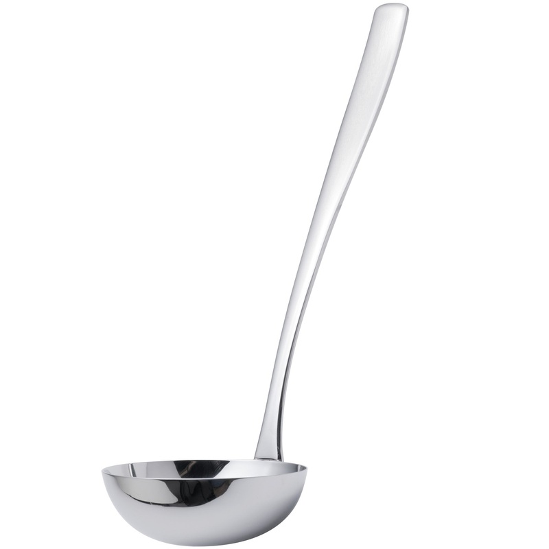 Arcoroc T1825 Vesca 5 oz. 18/10 Stainless Steel Extra Heavy Weight Soup Ladle by Arc Cardinal – 6/Pack