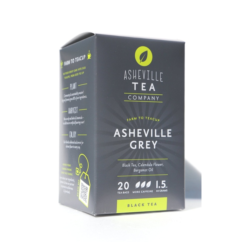 Asheville Tea Asheville Grey Tea Box, 20 tea bags