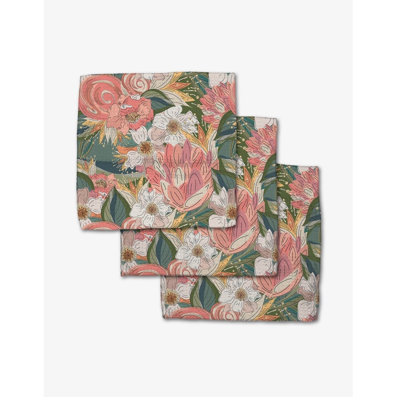 Geometry Flower Explosion Dishcloth Set