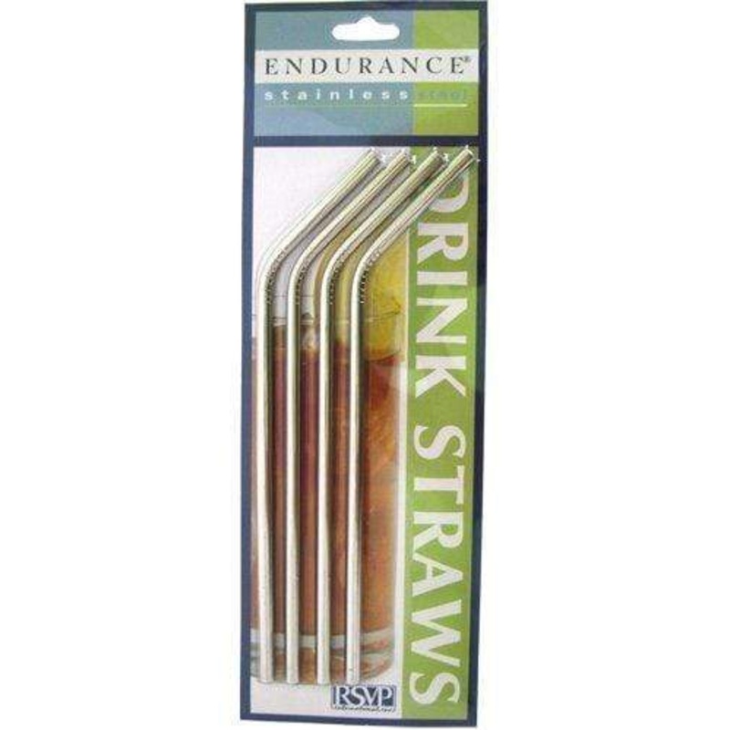 RSVP Endurance Stainless Steel Drink Straws