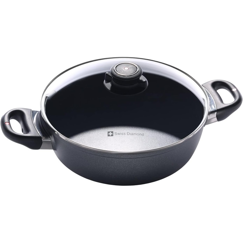 Swiss Diamond – 9.5″ Induction Casserole w/Glass Lid