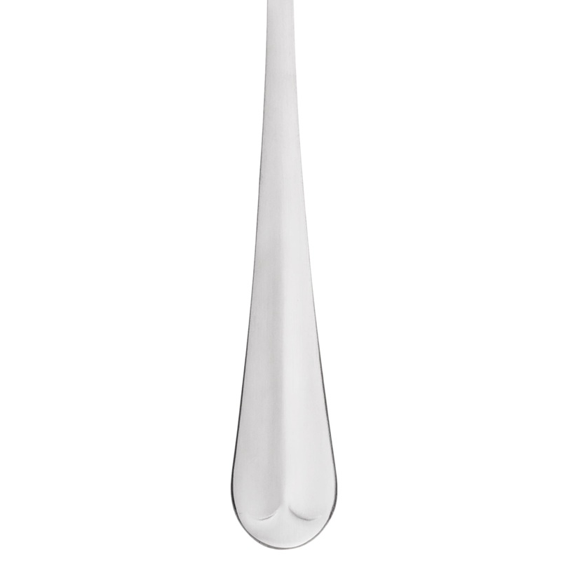 Acopa Midland 7 1/8″ 18/0 Stainless Steel Medium Weight Dinner / Dessert Spoon – 12/Pack