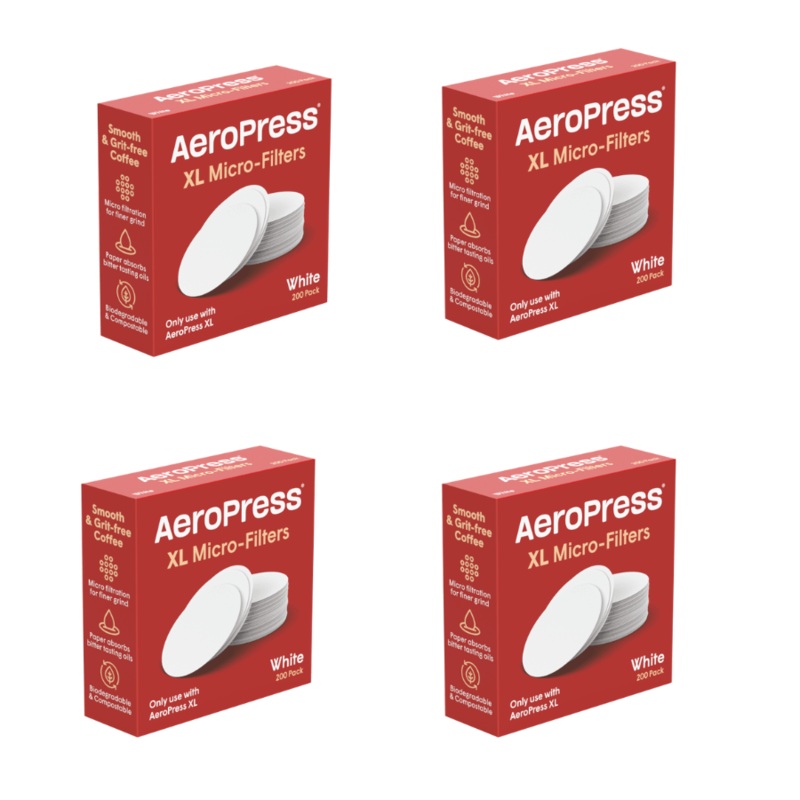 AeroPress XL Micro-Filters (4 Pack, 800 Count)