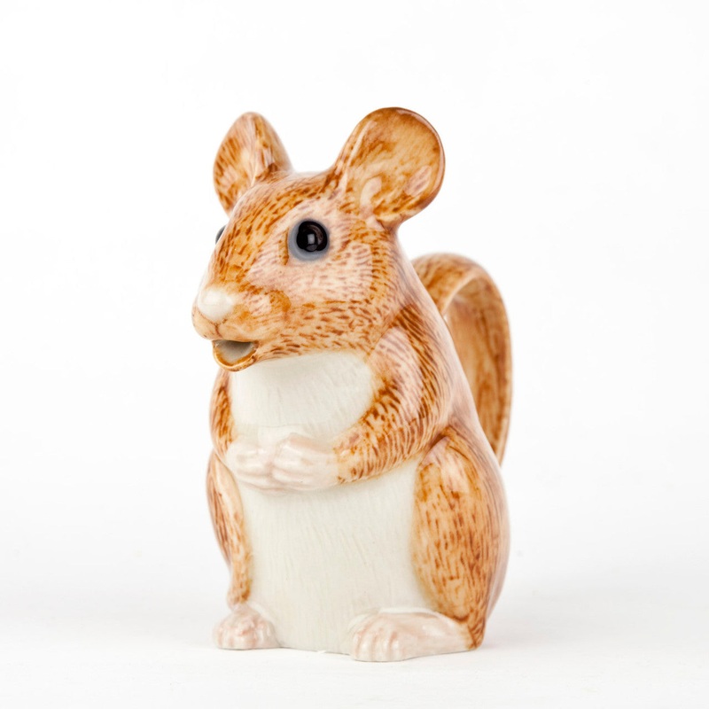 Quail Ceramics Wood Mouse Jug