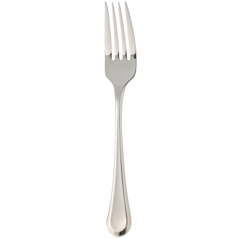 Arcoroc FL629 Amber 7 1/8″ 18/0 Stainless Steel Heavy Weight Salad / Dessert Fork by Arc Cardinal – 12/Pack