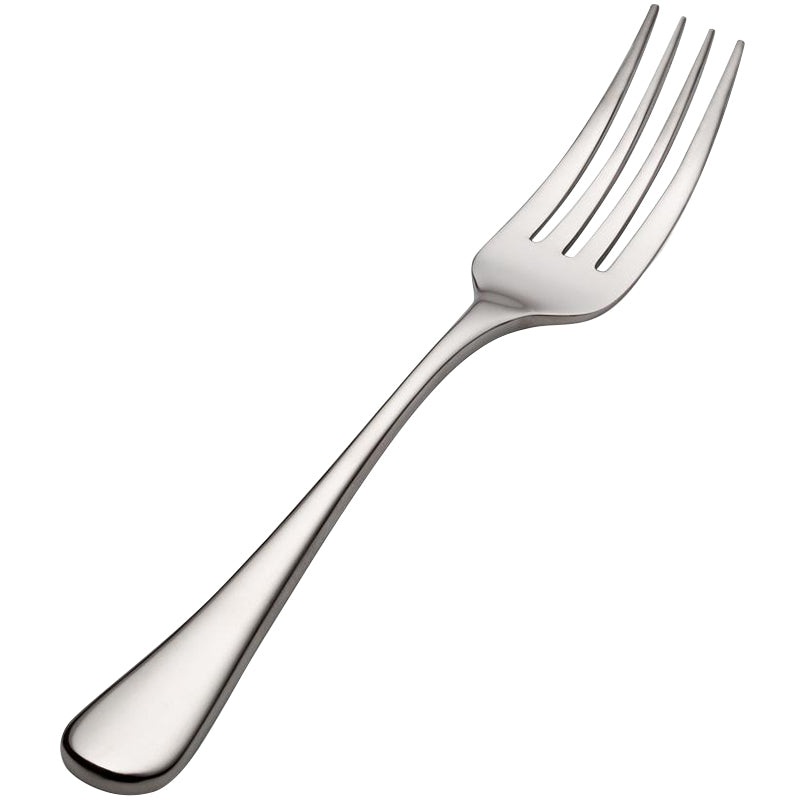 Bon Chef S4007 Como 7″ 18/10 Stainless Steel Extra Heavy Salad / Dessert Fork – 12/Pack