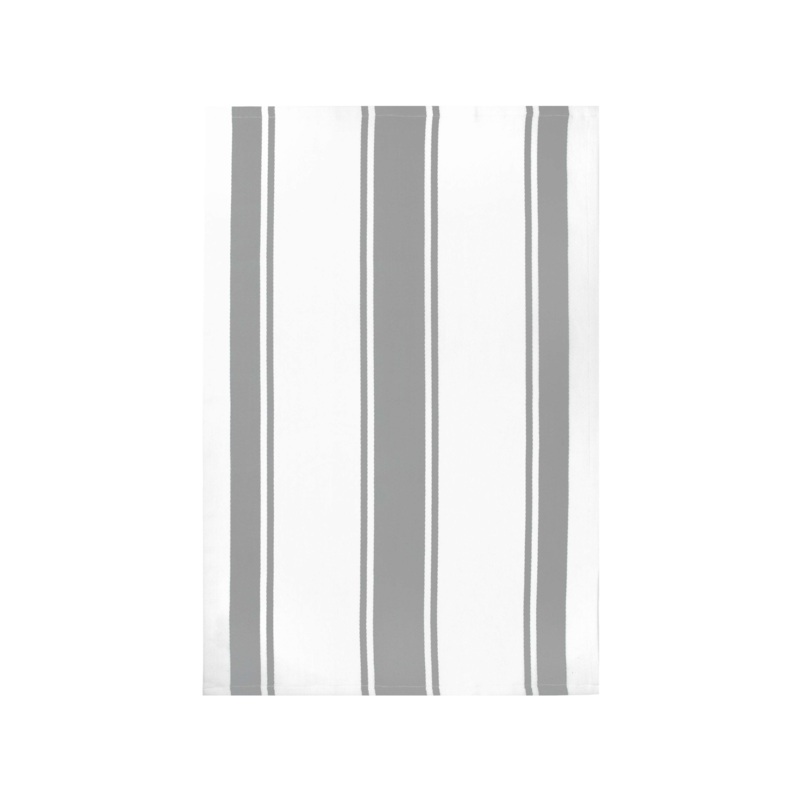 Classic Stripe Dishtowel – Gray