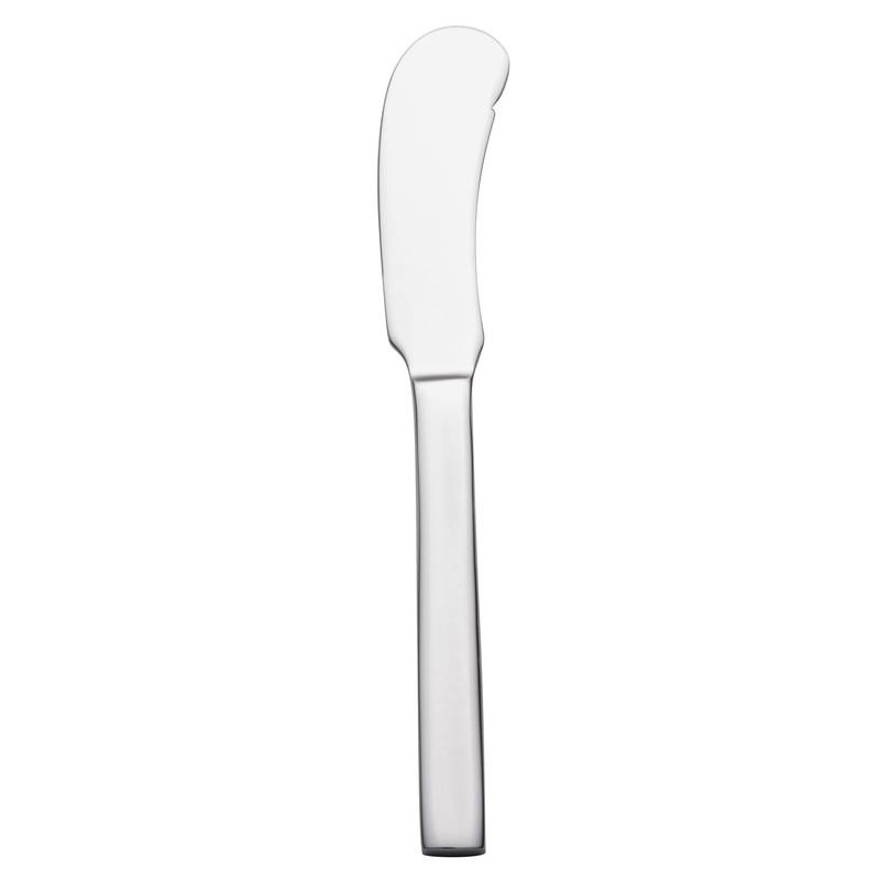 Walco 0911 Semi 6 11/16″ 18/10 Stainless Steel Extra Heavy Weight Butter Knife – 12/Pack