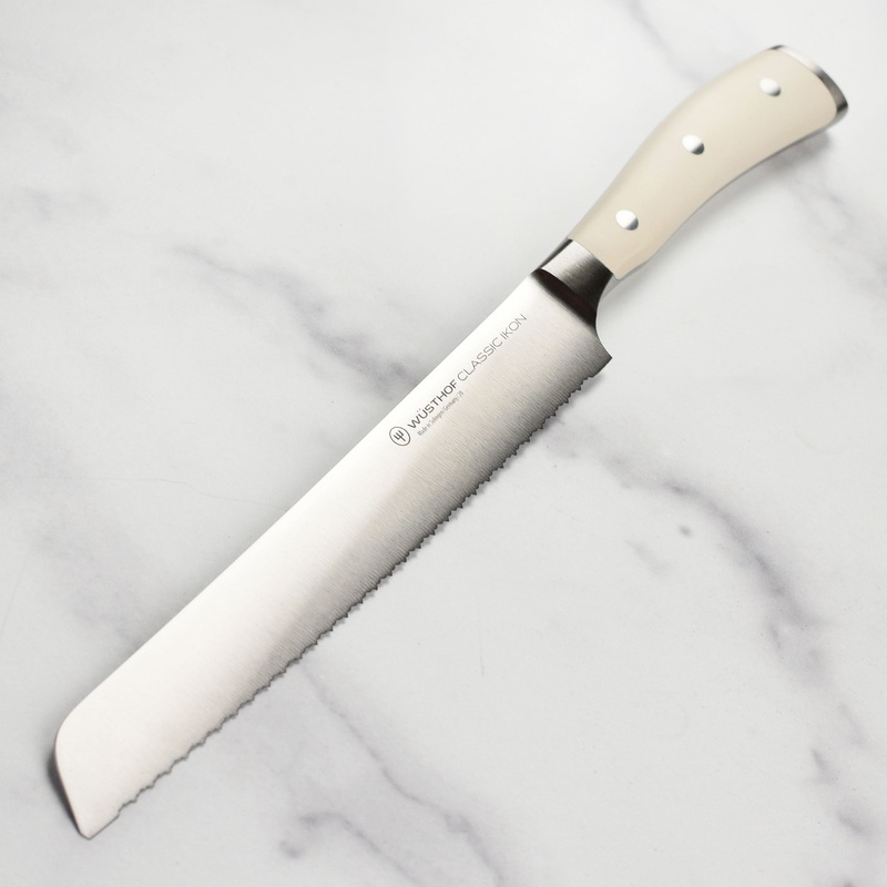 Wusthof Classic Ikon Creme 9″ Double Serrated Bread Knife