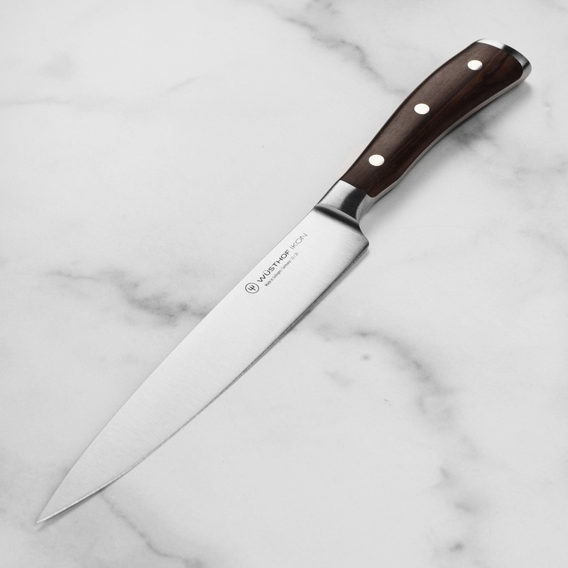 Wusthof Ikon Blackwood 8″ Carving Knife