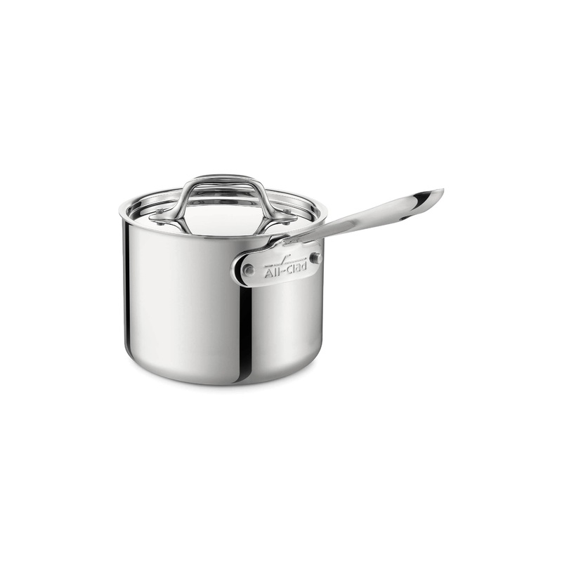 All Clad d3 – Sauce Pan Stainless 1.5 Qt.