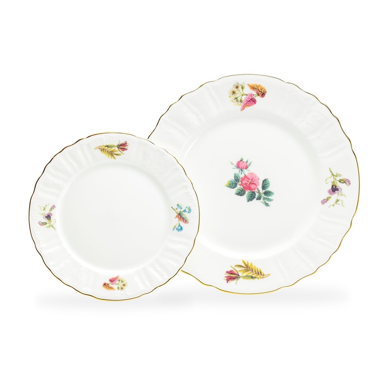 Anna Garden Bone China Dessert/Dinner Plate