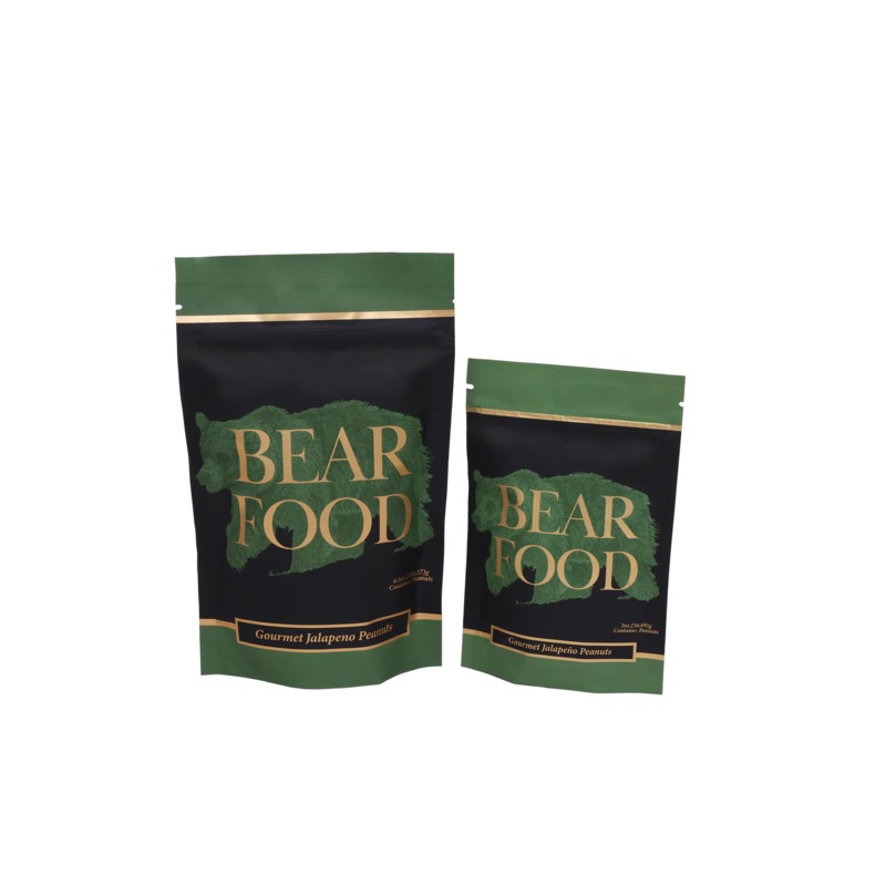 Bear Food Jalapeo Gourmet Peanuts Pouch, Multiple Sizes