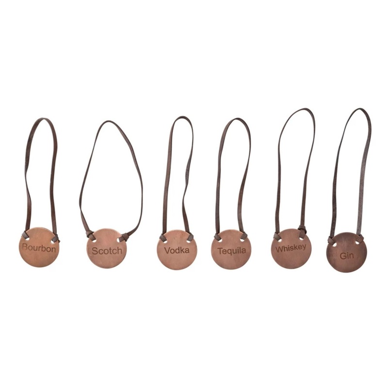 Liquor Bottle Tag Set