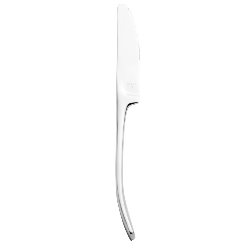 Walco 0642 Freya 9″ 18/0 Stainless Steel Heavy Weight Standing Dinner Knife – 12/Pack