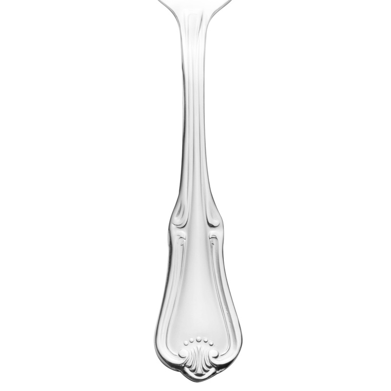 Walco 9006 Barony 6 3/8″ 18/0 Stainless Steel Heavy Weight Salad Fork – 12/Pack