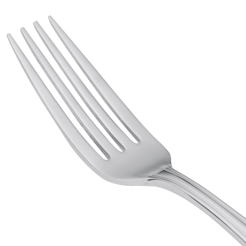 World Tableware 239 027 Antique 7 3/8″ 18/0 Stainless Steel Heavy Weight Dinner Fork – 12/Pack