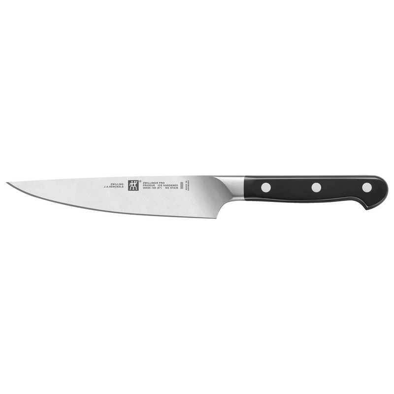 Zwilling Pro Stainless Steel Utility Knife, 6-Inches