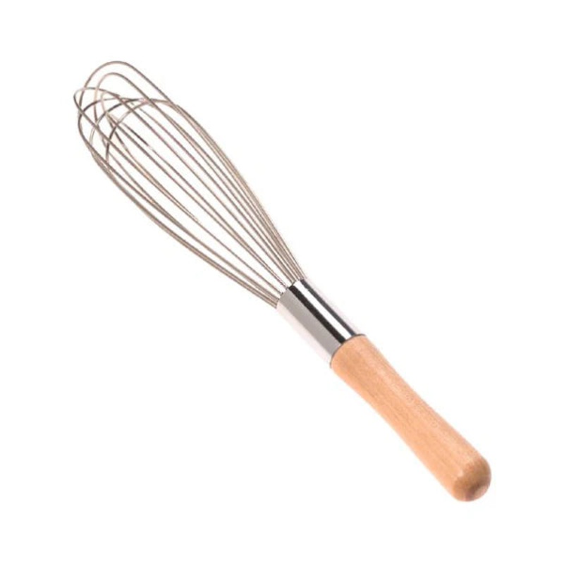 Best Standard French Whip 8″ Wood Handle