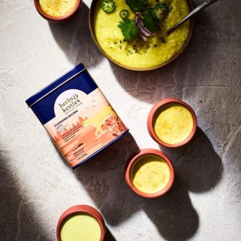 Calming Golden Latte Tea from Herbs & Kettles