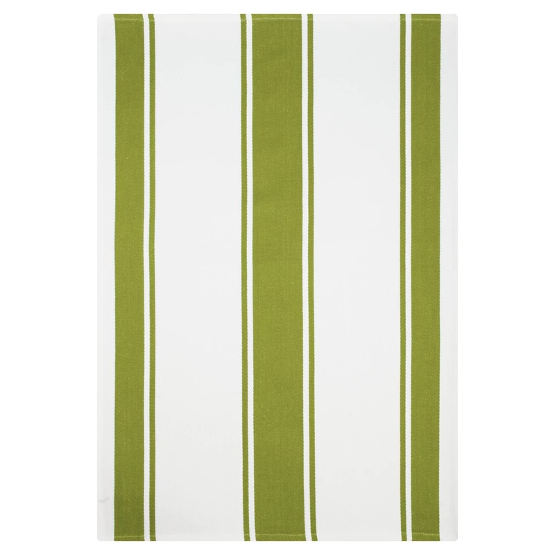 MU Kitchen- Stripe Towel- Cactus