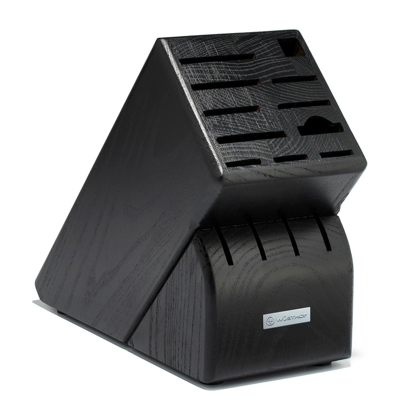 Wusthof 15-Slot Knife Storage Block, Black