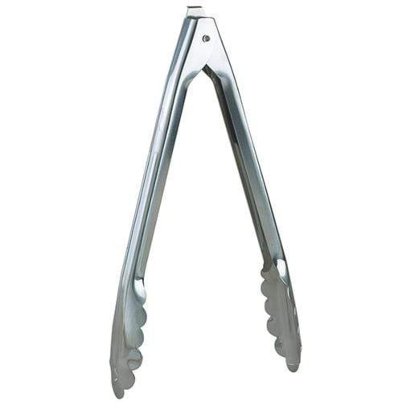 10in Stainless Steel Tongs