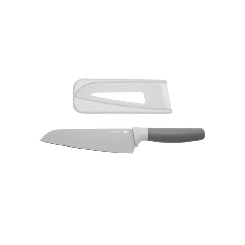 BergHOFF Leo 6.75″ Stainless Steel Santoku Knife, Gray