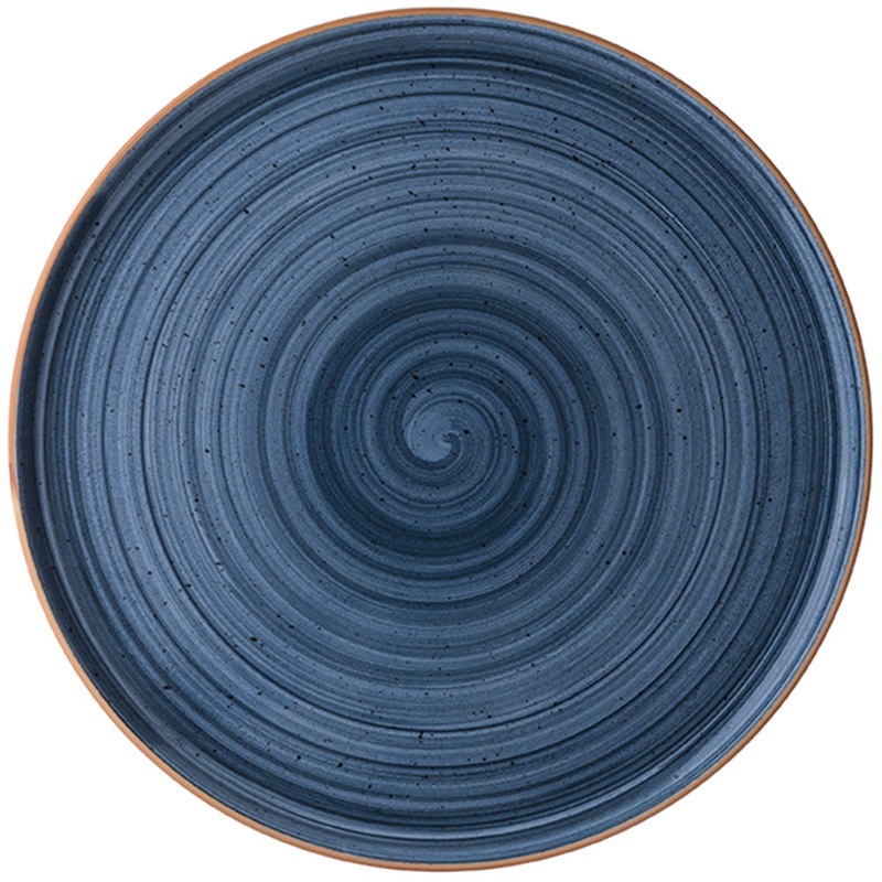 Dusk dia.12.75″ Round Blue Porcelain Plate