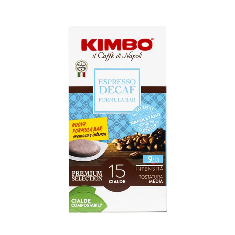 Kimbo Decaf Espresso Compostable ESE Pods – 15 Ct