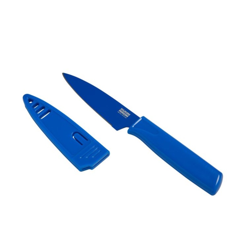 Kuhn Rikon Paring Knife Colori, Blue – Bulk