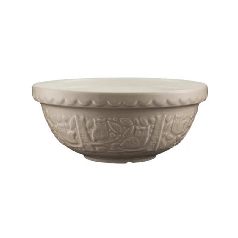Mason Cash In The Forest S18 Owl Stone Mixing Bowl 11″