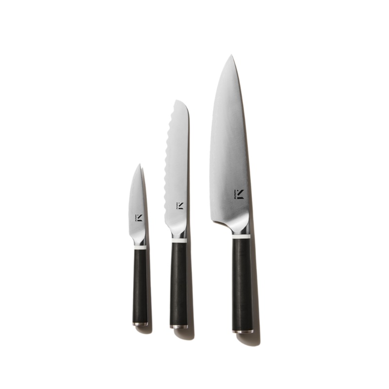 The Trio of Knives (3 Piece Set) – Almost Black