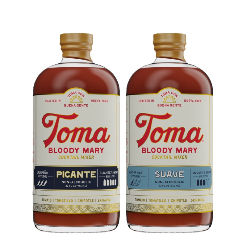 Toma Bloody Mary Picante/Suave (32oz) 2-PACK by Toma Bloody Mary Mixers