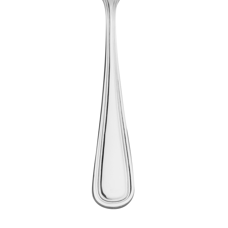 Acopa Edgeworth 5 1/2″ 18/8 Stainless Steel Extra Heavy Weight Bouillon Spoon – 12/Pack