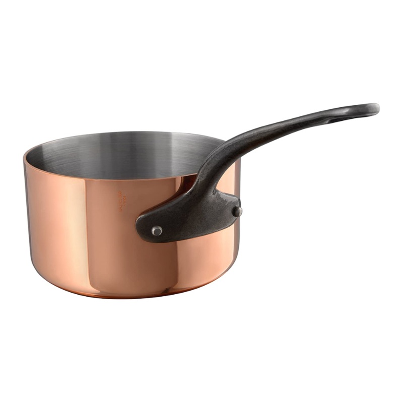Mauviel M’Heritage M’150 CI Sauce Pan With Cast Iron Handle, 2.8-Qt
