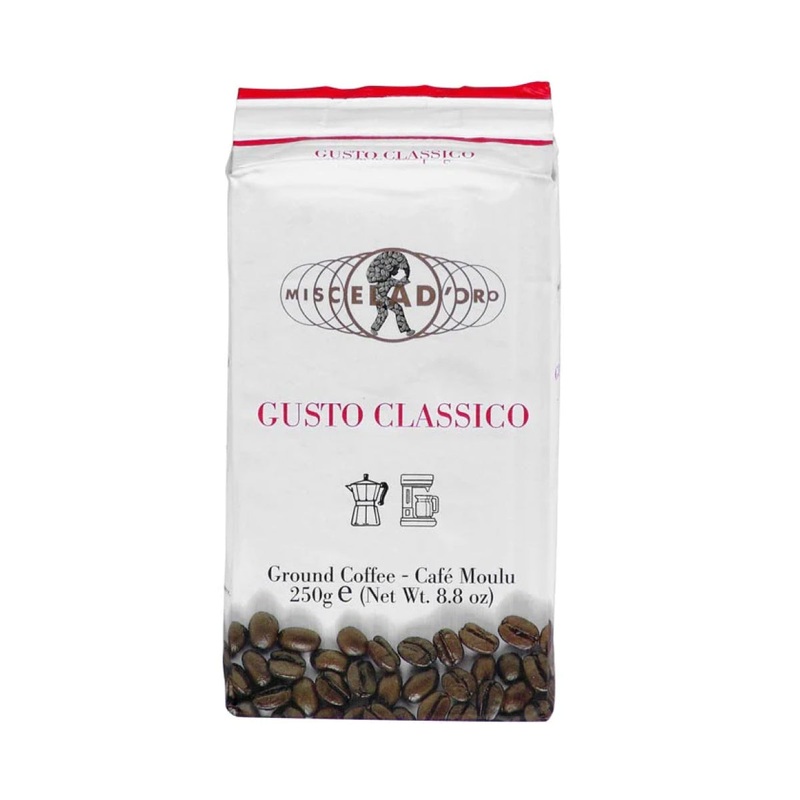 Miscela d’Oro Gusto Classico Espresso [pre-ground, 8.8 oz. brick]