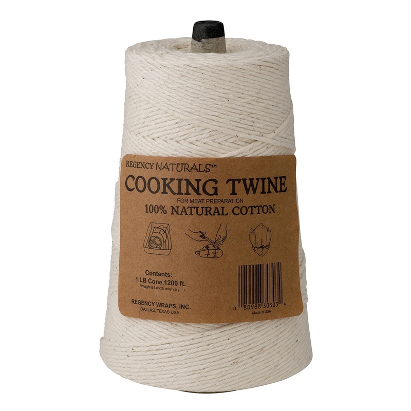 Regency Cooking Butcher’s Twine for Meat and Trussing Turkey, 100% Cotton, 1 LB