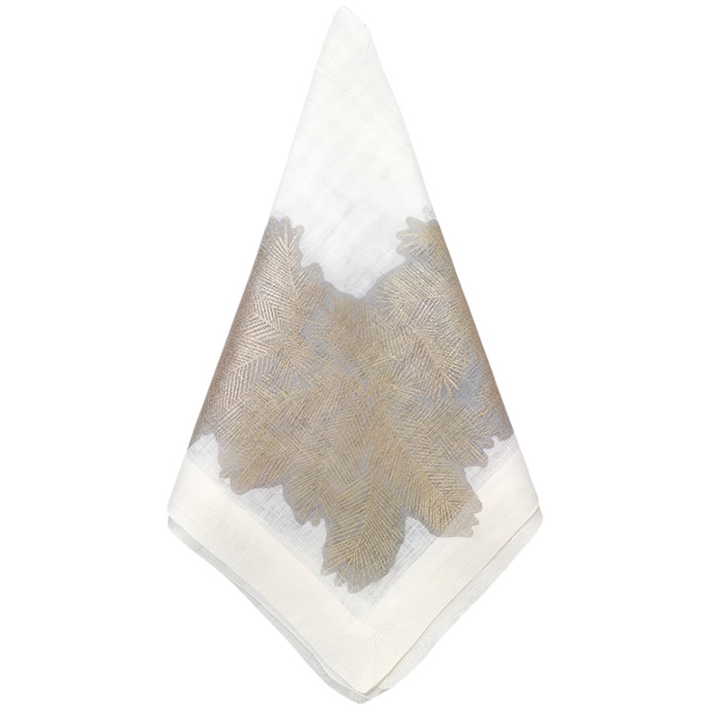 Spruce Antique Gold Napkins, Set/4