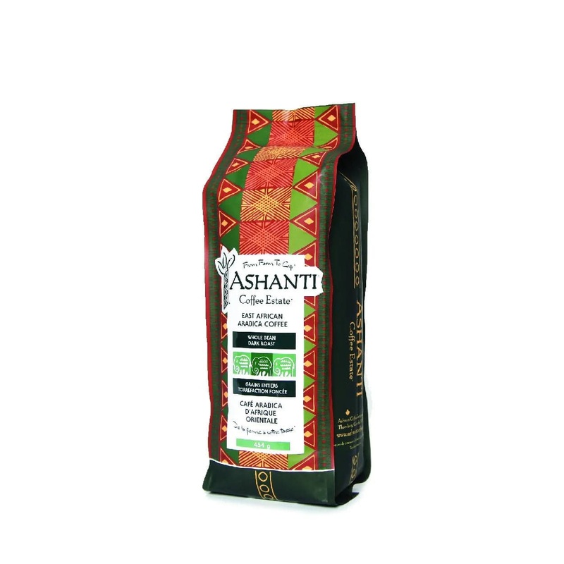 Ashanti Coffee Artisan African Dark Roast Whole Bean (1lb)