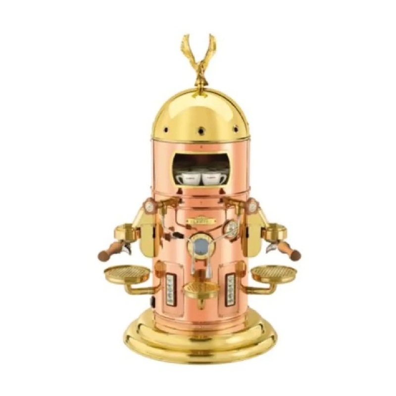 Elektra Belle Epoque – 2 Group Commercial Espresso Machine (Copper Brass & Bakelite)