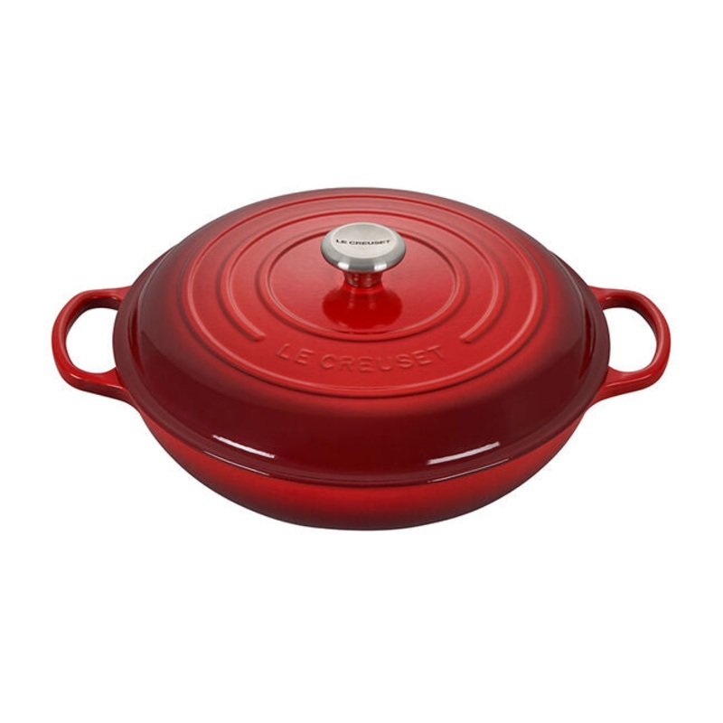 Le Creuset 5 Qt. Signature Braiser – Cerise