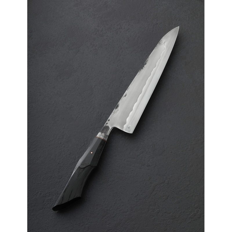 Sculpted Bog Oak Gyuto 200mm