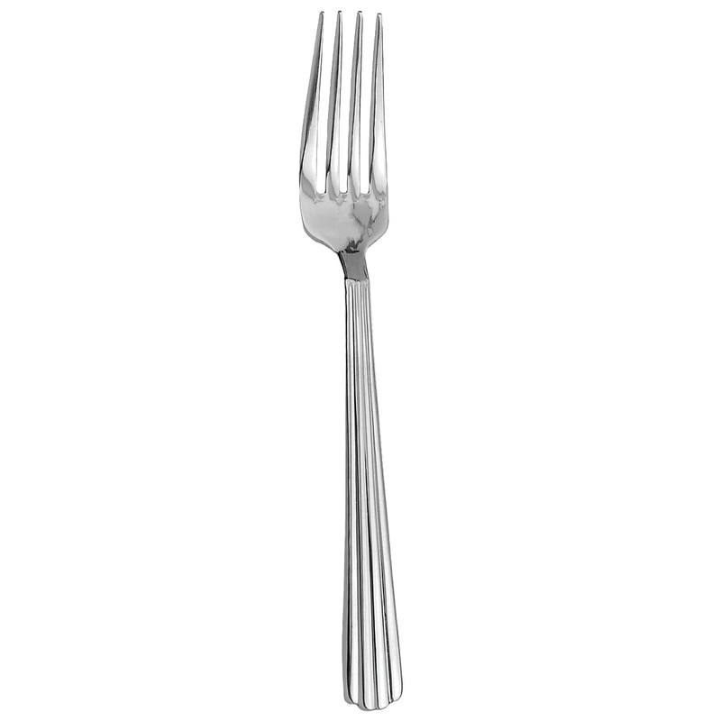 Walco 4905 Hyannis 7 1/4″ 18/10 Stainless Steel Extra Heavy Weight Dinner Fork – 12/Pack