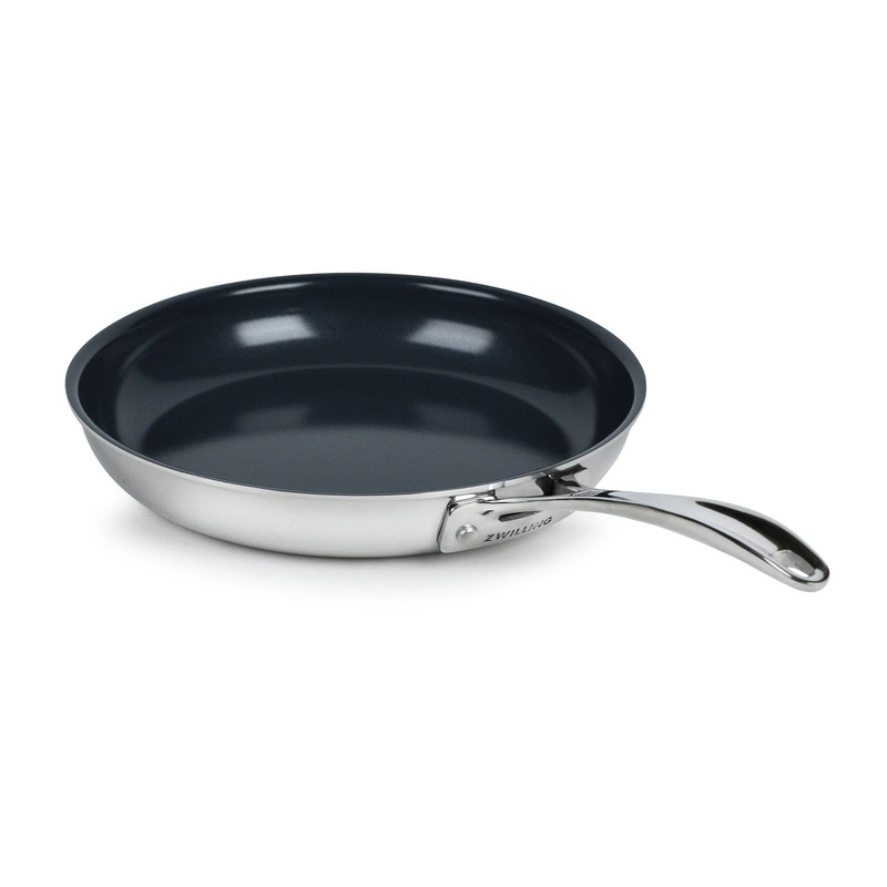 Zwilling Clad CFX 10in Stainless Steel Ceramic Non-Stick Fry Pan