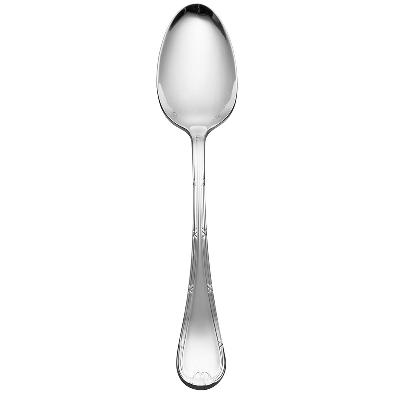 Chef & Sommelier T4802 Orzon 8 1/8″ 18/10 Extra Heavy Weight Stainless Steel Dinner Spoon by Arc Cardinal – 12/Pack