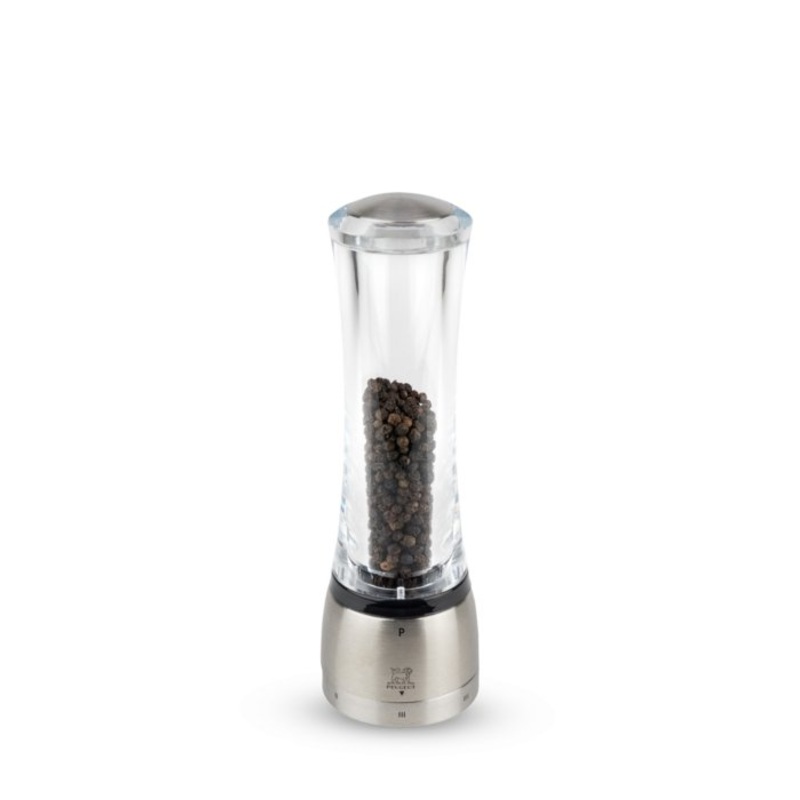 Daman Acrylic Pepper Mill, 8″
