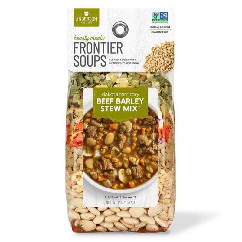 Frontier Soups Dakota Territory Beef Barley Bean Stew